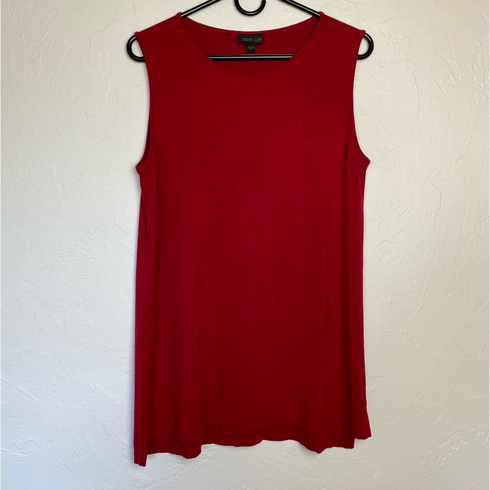 J Jill Wearever Collection Tank Top Medium Red